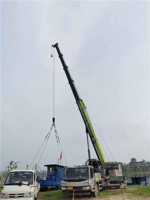 徐水区桥梁建设吊装案例